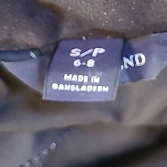 Women's Lands End Jacket S/P 6-8 Black - Picture 9 of 10